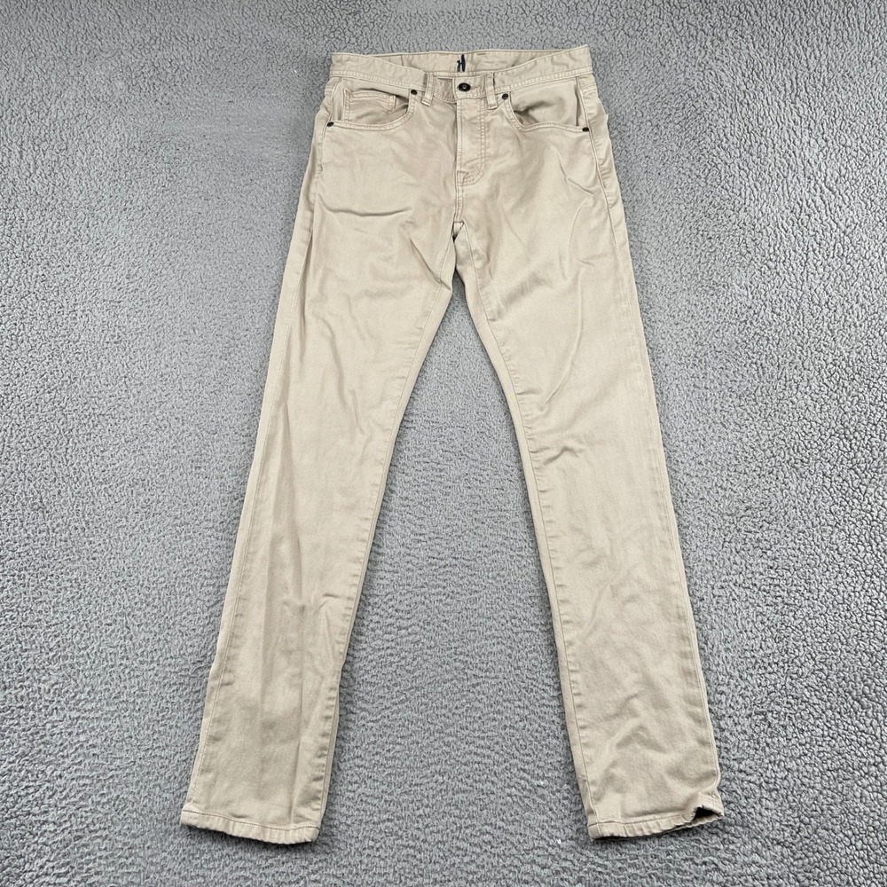 Johnnie-O Pants Mens 30x32 Khaki Hugo 5-Pocket Slim Fit Stretch Chino JMPA1470